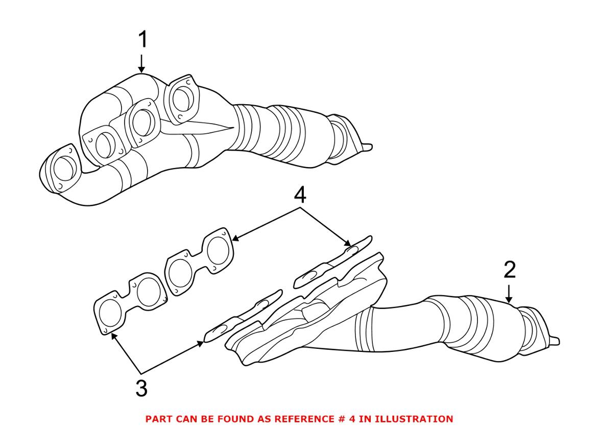 BMW Exhaust Manifold Gasket 11627505788